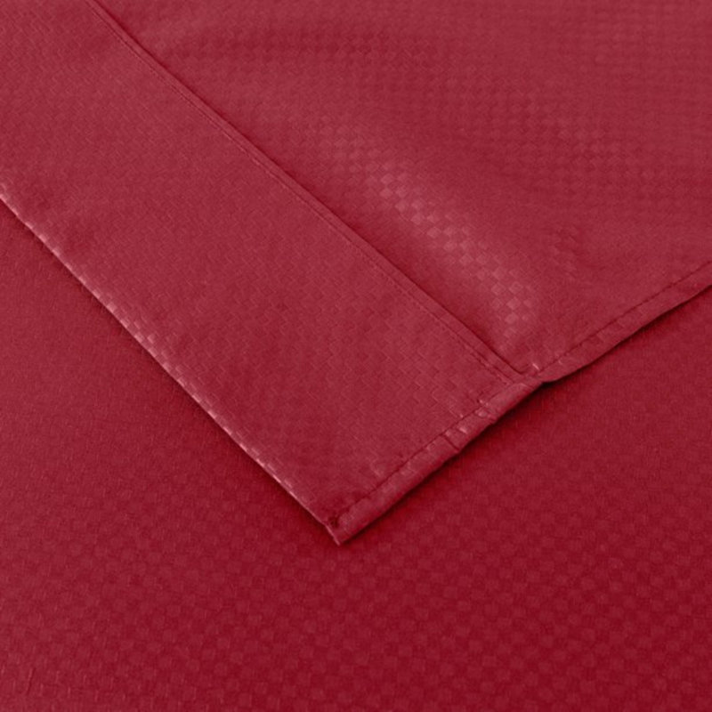 Ensemble de literie en microfibre , Ensemble de draps pour lit double avec un drap-hou, Bourgogne