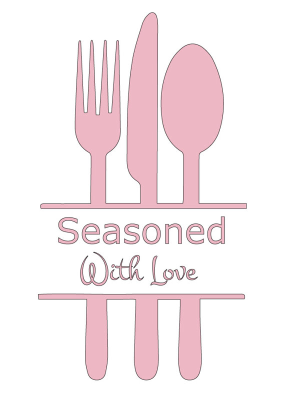 Décalcomanie murale cuisine avec amour, H 24 po x l 14 po x P 0,01 po, Rose œillet