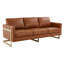 Bellago 83.5'' Faux Leather Sofa-676649705