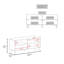 Wengue TV Stand With Open Storage And 1 Door
