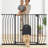 29.5-48.4" Walk-Thru Safety Gate with Adjustable Cat Door-94230774