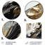 Golden Wave Reflections VI - Décoration murale abstraite en métal-87827973