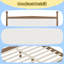 Lit plateforme élégant, poteaux coniques coniques et tête de lit en forme de boucle pour les chambres intemporelles -110743929-110743932