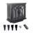 3D Flame Electric Infrared Quartz Fireplace Stove with Remote Control, Portable and Easy to Operate for Cozy Home Heating