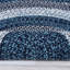 Tapis tressé à la main bleu turquoise Enika-280652364