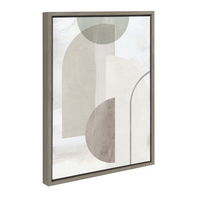 Sahara Gray 2 by Alexander Ginzburg Framed Canvas Wall Art Print
