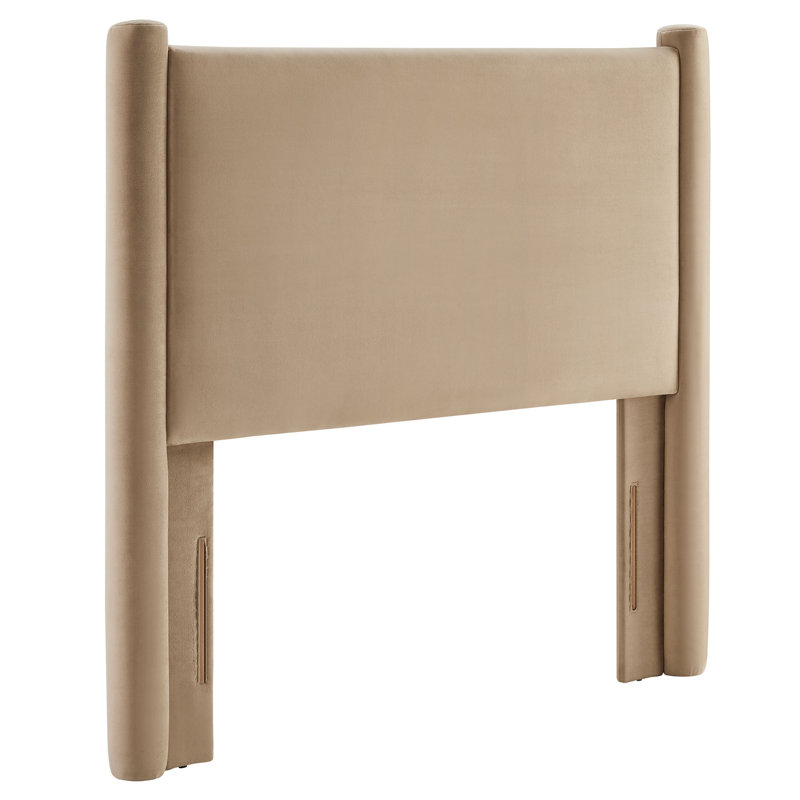 Tête de lit Rael Performance Velvet, Taupe, Simple