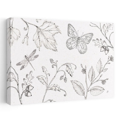 Contemporary Art Abstract Contemporary Butterfly Dragonfly Landscape Nature Art