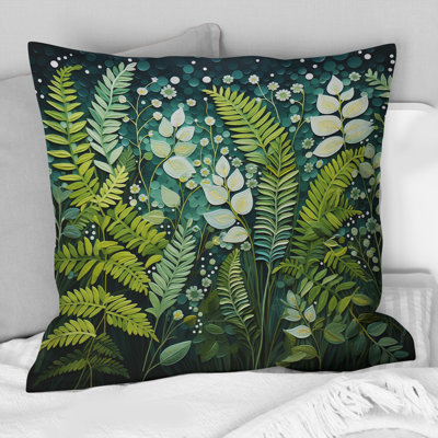 Coussin Fern's Plant Ethereal Whispers II - Ferns