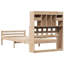 Alpen Home Bookcase Bed Without Mattress Solid Wood Pine-1141845797-1141845798