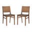Chaise d'appoint en bois massif Arieli-1290061908