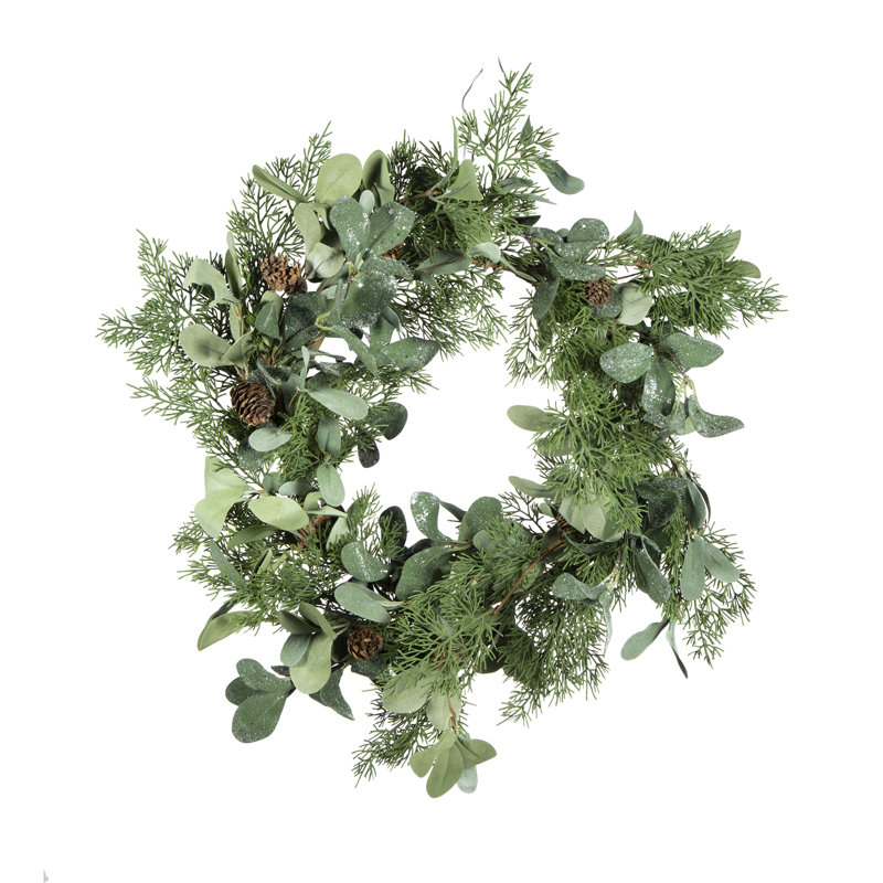 D24 po - couronne de feuillage / cèdre, vert