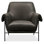 CC Metal Frame Leather Club Chair