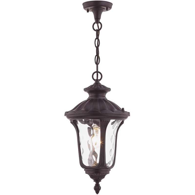 Luminaire suspendu de style lanterne à 1 lumière Atilana