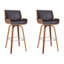 Tabouret de bar pivotant à hauteur de comptoir ou à hauteur de bar Tyler -977285332-977285335-977285339