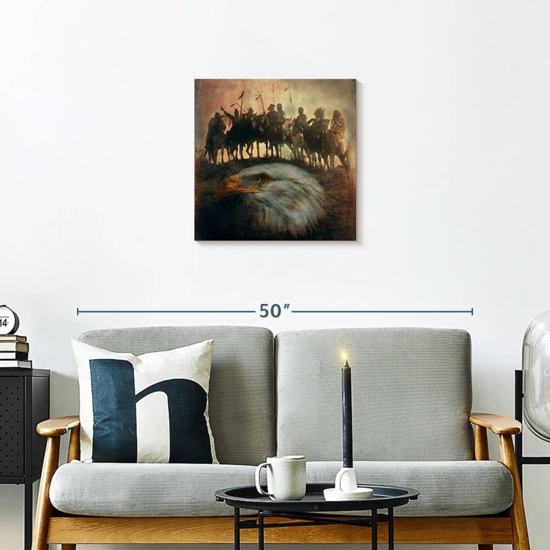 War Party, 20" H x 20" W