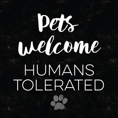 Pets Welcome 2 - Wrapped Canvas Print