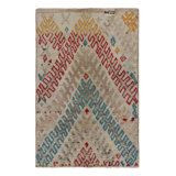 One-of-a-Kind 3'9" X 7'3" Hand Knotted Area Rug