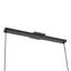 Atlas 42-in Black Linear Pendant