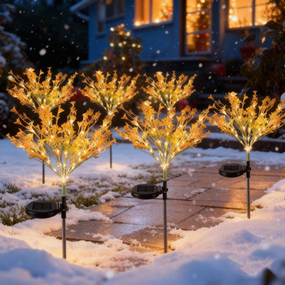 Arlmont & Co. Solar Lights Outdoor Halloween Decorations Waterproof Garden Stake Light for Yard Patio Pathway Decoration
