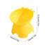 Bol pour chat surélevé en plastique avec motif de girafe, 5,31 x 5,12 x 4,72 pouces, jaune-131214968