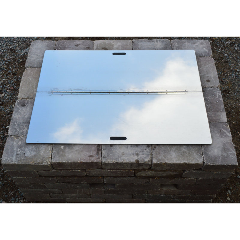 Stainless Steel 44" Square Weather Resistant Grill Cover