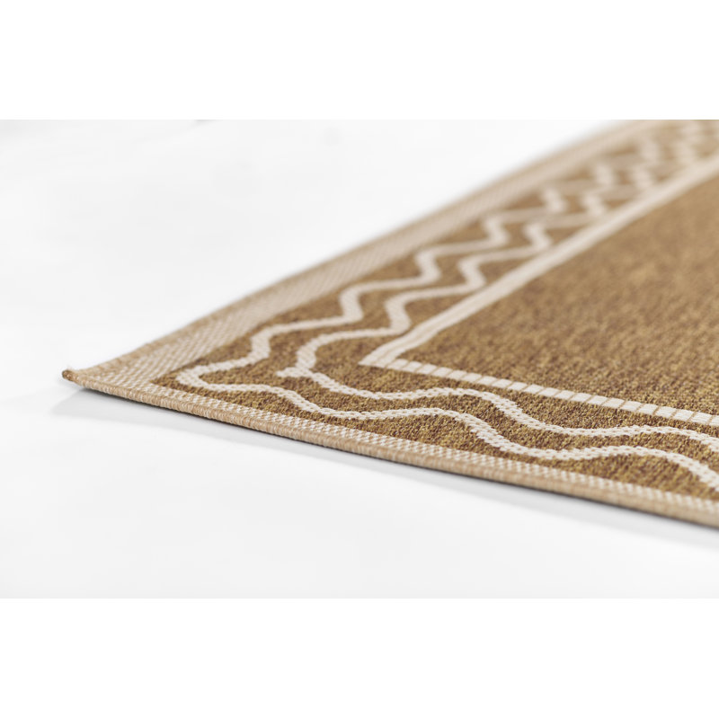 Natural Diamond Pattern Rectangular Synthetic Rug 9' x 12'