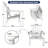 Stackable HDPE Adirondack Chair – Weather-Resistant Outdoor Seating for Patio, Lawn, or Fire Pit-595608207