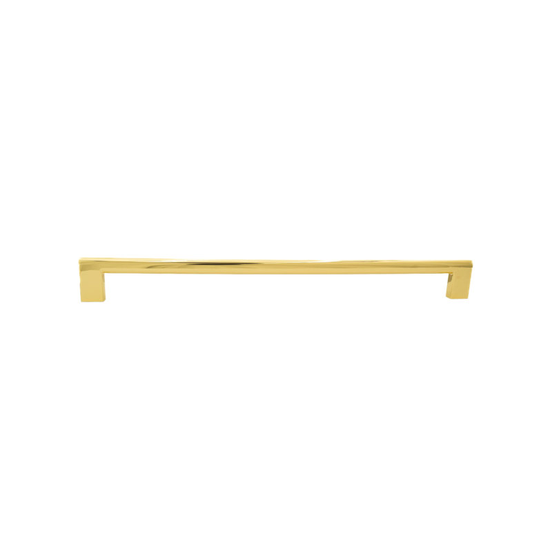 Vail 12" Polished Gold Bar Pull, Polished Gold, 12"