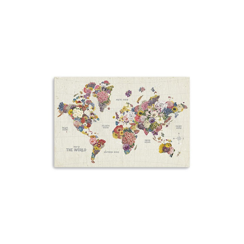 Art mural sur toile 48 "x 32", H 24 po x l 16 po x P 1,25 po