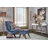 Elana Metal Base Writing Desk-1700124601