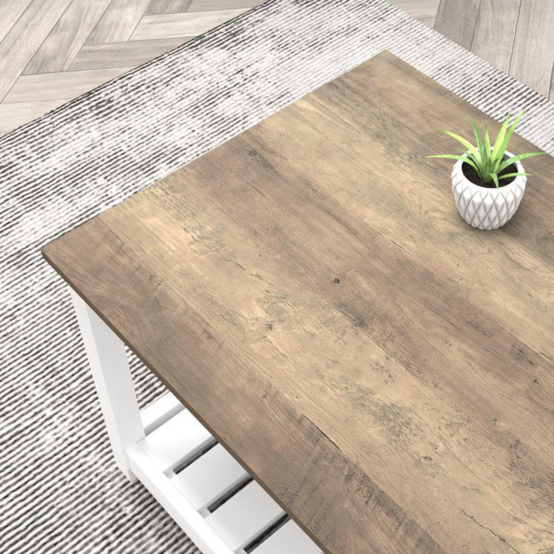 Table basse à 4 pieds avec rangement Ciapas