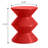 15" Wide Side Table In ABS Plastic With Double-Hourglass Design Michailo Collection-2089582697
