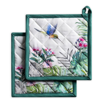 Maison D' Hermine Cotton Potholder Set