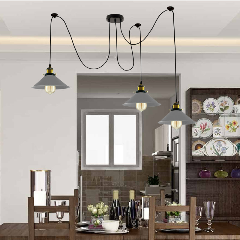 Romo 3 - Light Cluster Pendant, Grey