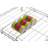 TRINITY 2-Tier Chrome Wire Steel Can Organizer w/ Adjustable Dividers