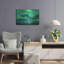 «Aurora Borealis Over Ocean» par Luxe Portfolio, art mural en métal-1839777692