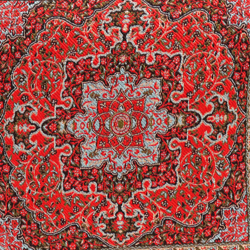 Southwestern Pillows Tassels Chenille Reversible Throw Pillow, Red