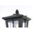 Joelle 7 Inch Outdoor Post Light in Black