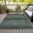 Machine Washable Indoor/Outdoor Xhevrie Olive Rug-111825526