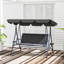 3 Person Porch Swing with Canopy