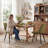 Modern Dining Chairs Faux Leather Upholstered Kitchen Chairs Side Chair With Metal Legs-453452156