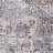 Lyiah Oriental Machine Washable Polyester Area Rug in Gray-155472647