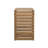 C-shape end table  Brown