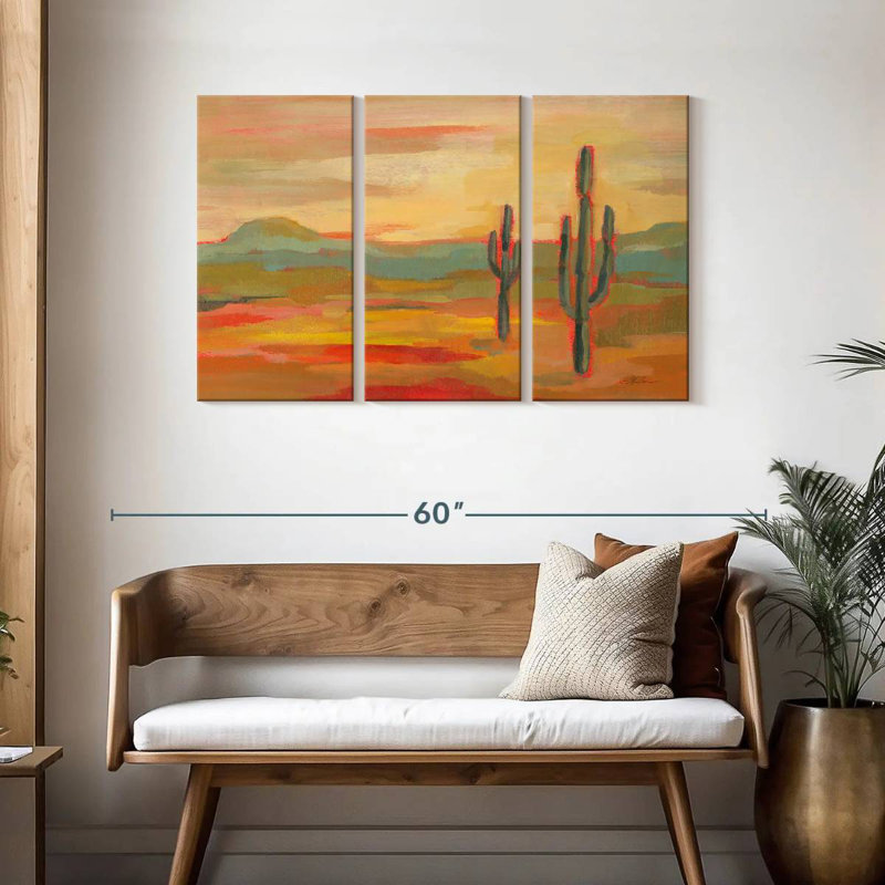 Alvord Desert Saguaro, 28" H x 45" W