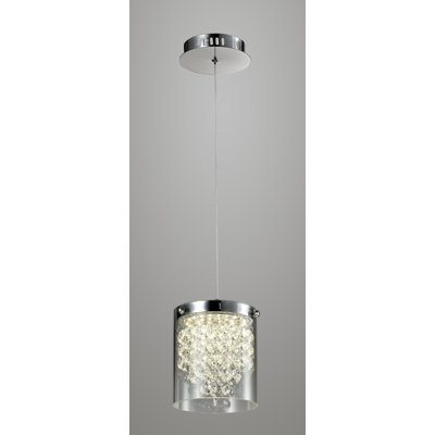 Bastien Modern 1 Light LED Cylinder Pendant