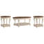 Ensemble de tables basses 3 pièces Aickel