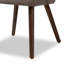 Chaise d'appoint rembourrée en bois massif Conde-28199602