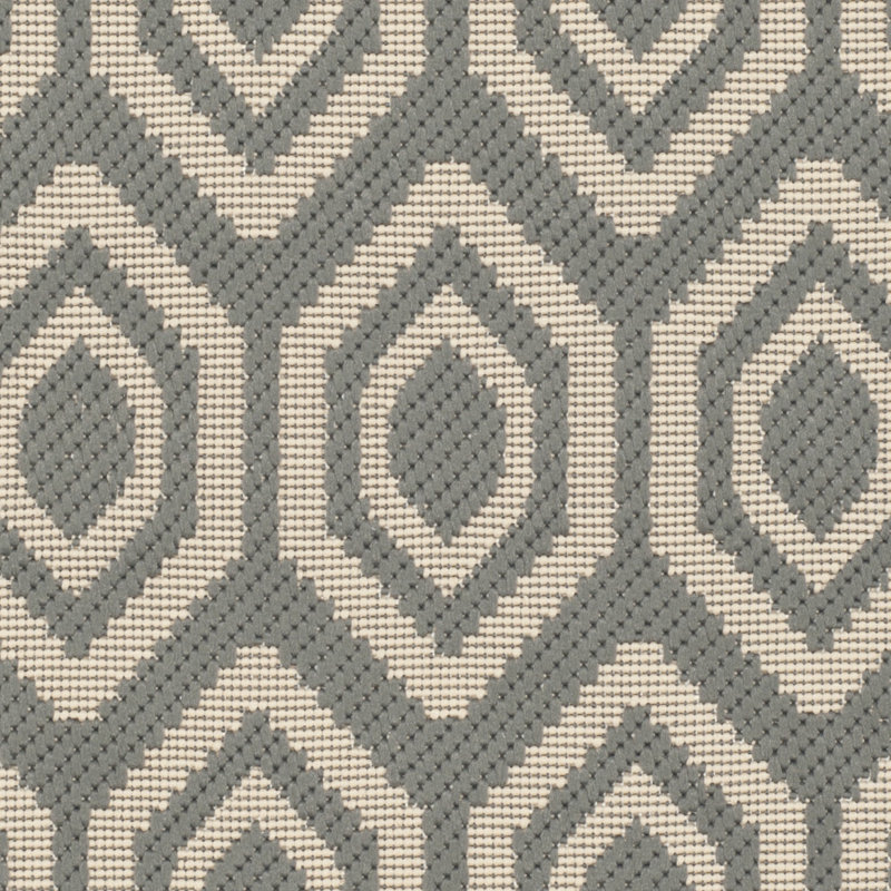Doerr Hooked Grey/Beige Indoor/Outdoor Rug, Rectangle 79 x 152 cm