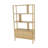 Masie 71"H x 35.4"W 2-Drawer Oak Bookcase,